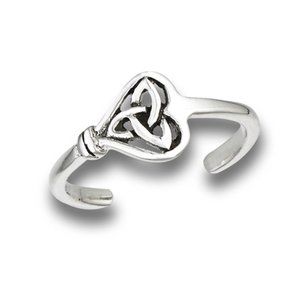 NWT- Sterling Silver (925) Celtic Key Toe Ring